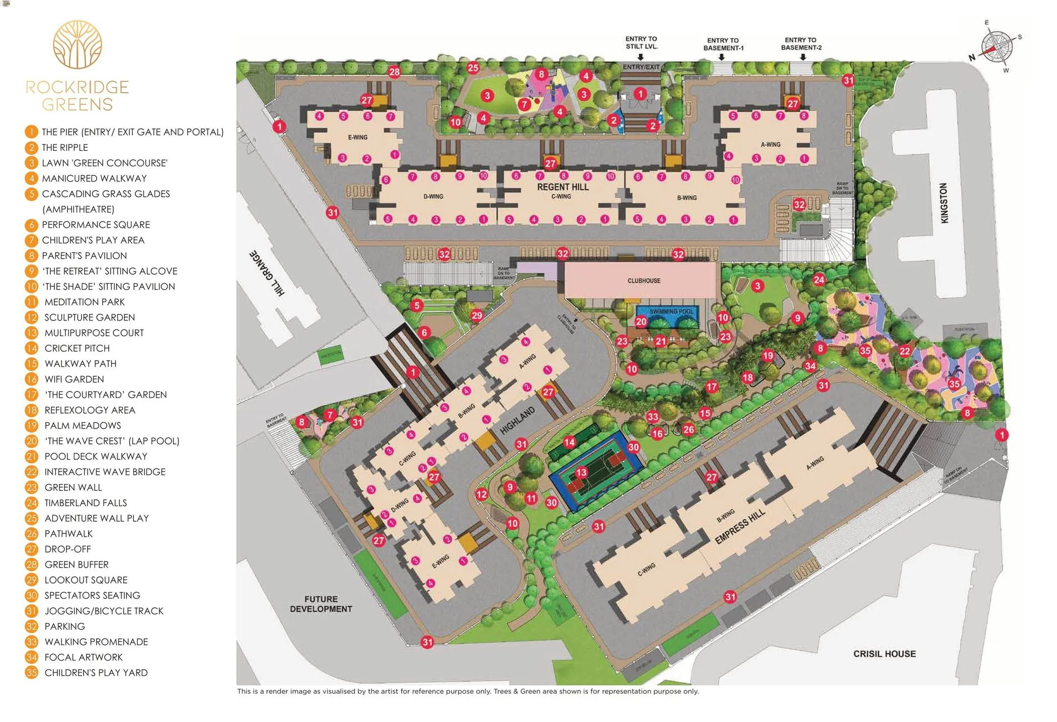 Hiranandani Regent Hill Floor plan 1